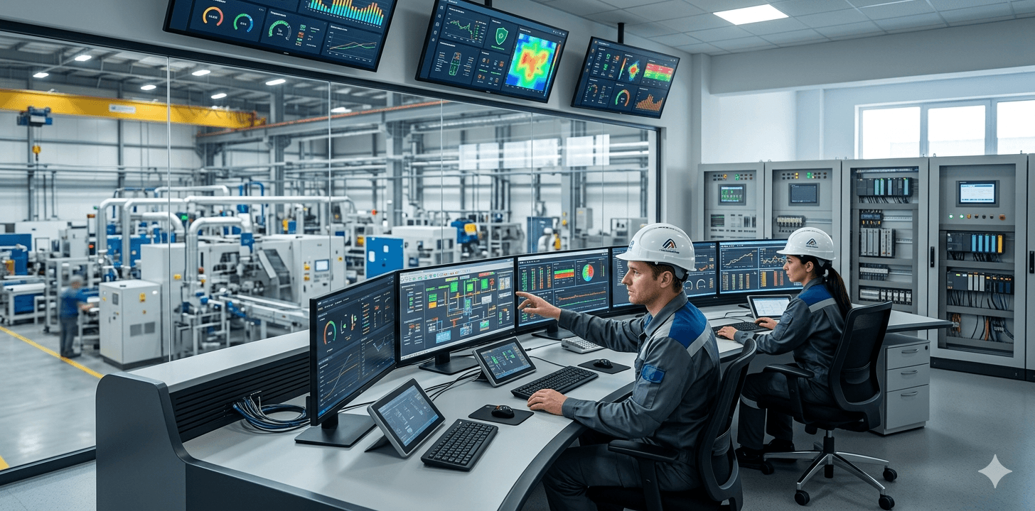 Sənaye Avtomatlaşdırma Sensorları: Azərbaycanda PLM, PLC və SCADA üçün Sensorlar background