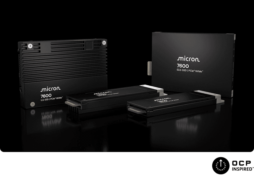 Micron 7600 NVMe™ SSD 16GB-256GB