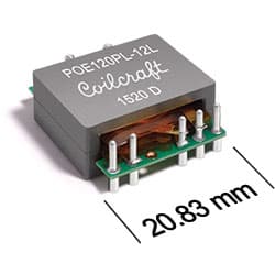 120 W PoE SMT Planar Transformers for Active Clamp Forward Topology